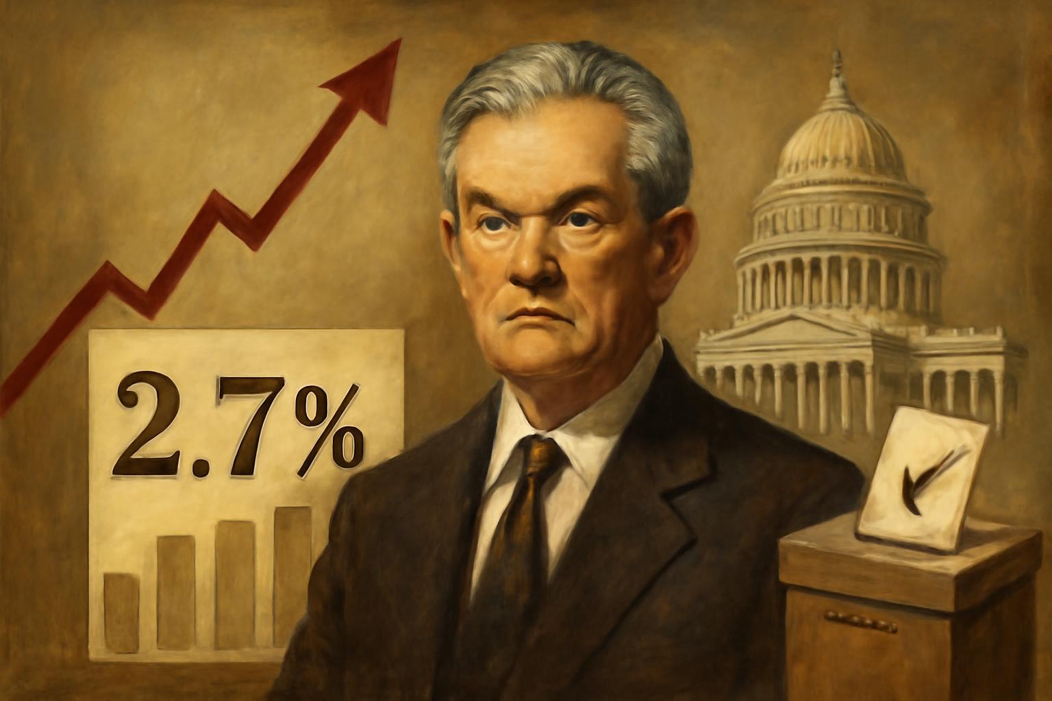 Inflation holds at 2.7% in July as Fed keeps rates, independence under political pressure 💹🏛️🗳️