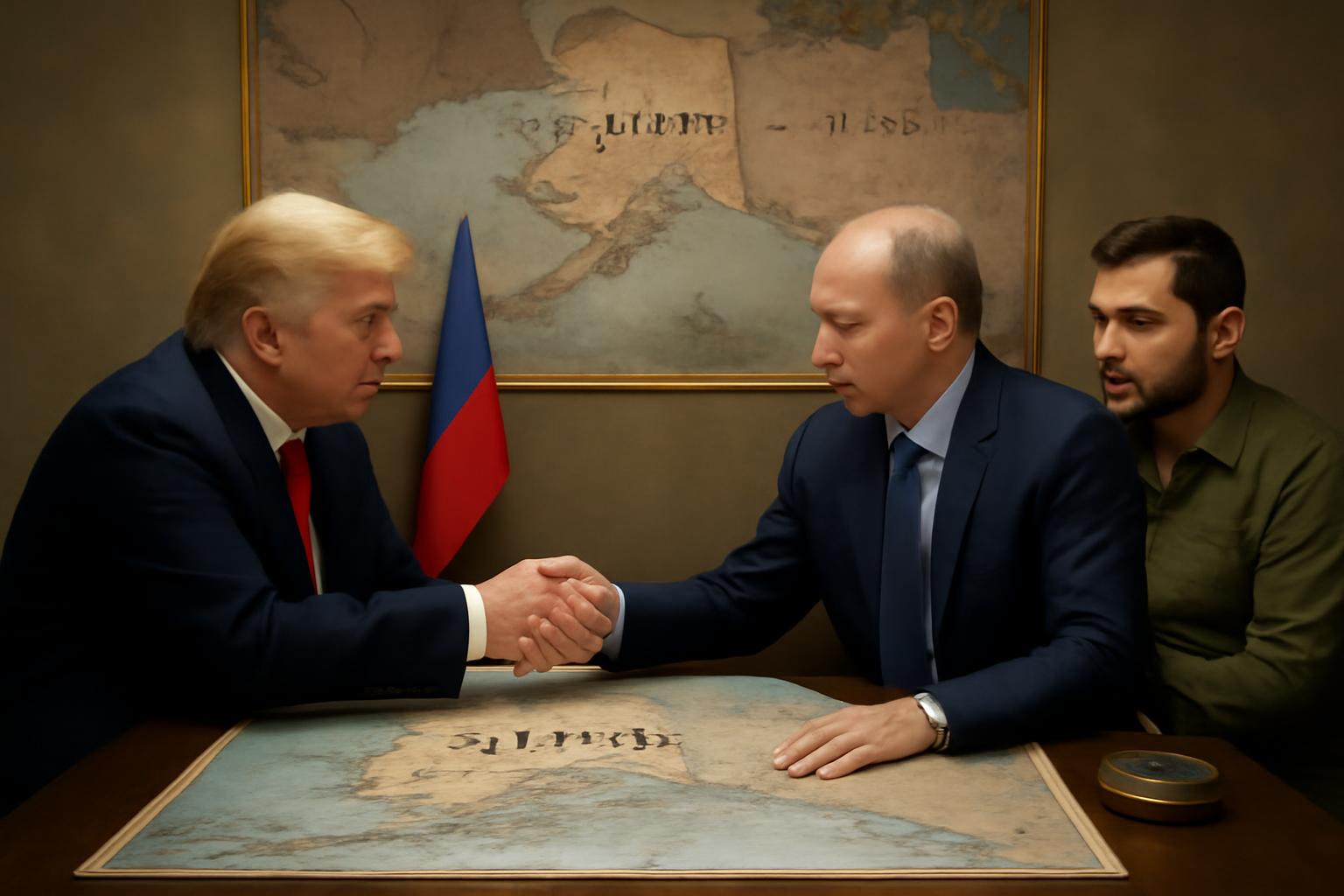 Trump-Putin Alaska Talks on Ukraine War: Kyiv Demands a Voice, Moscow Seeks Concessions; Zelenskiy Uncertain 🗺️🤝🧭