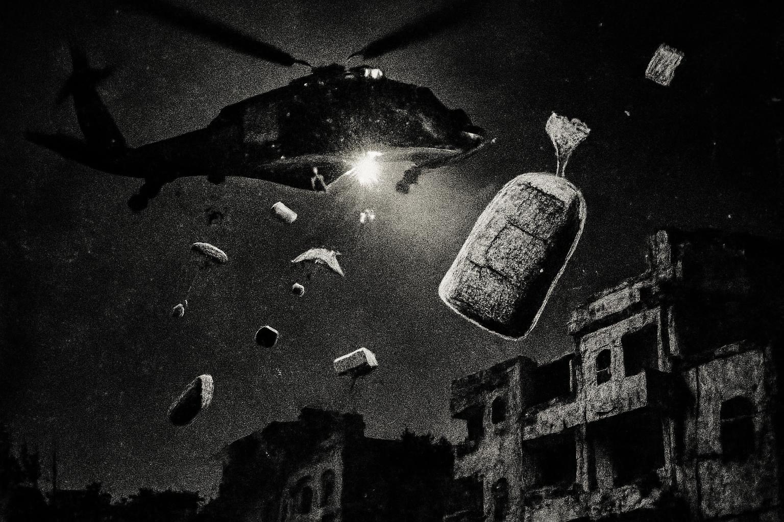 Israel Drops Minimal Aid Into Gaza, Critics Slam Airdrops as “Theater” Amid Ongoing Crisis 🚨🍞🚁