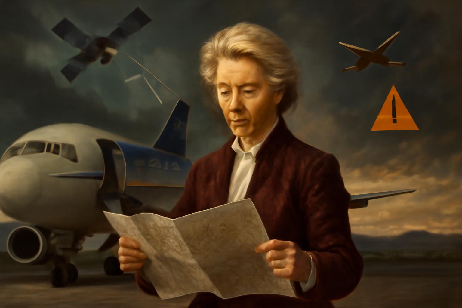 GPS jamming disrupts EU president’s approach to Bulgaria; von der Leyen lands in Plovdiv using paper maps as EU pledges stronger deterrence against Russia 🇪🇺✈️🗺️🛰️⚠️