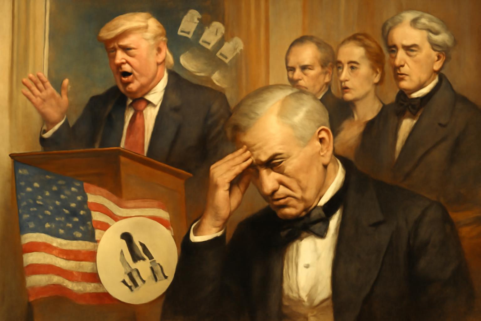 US Economy Falters as Trump Undermines Institutions, Elite Looks On in Disdain 🇺🇸💸🤦‍♂️