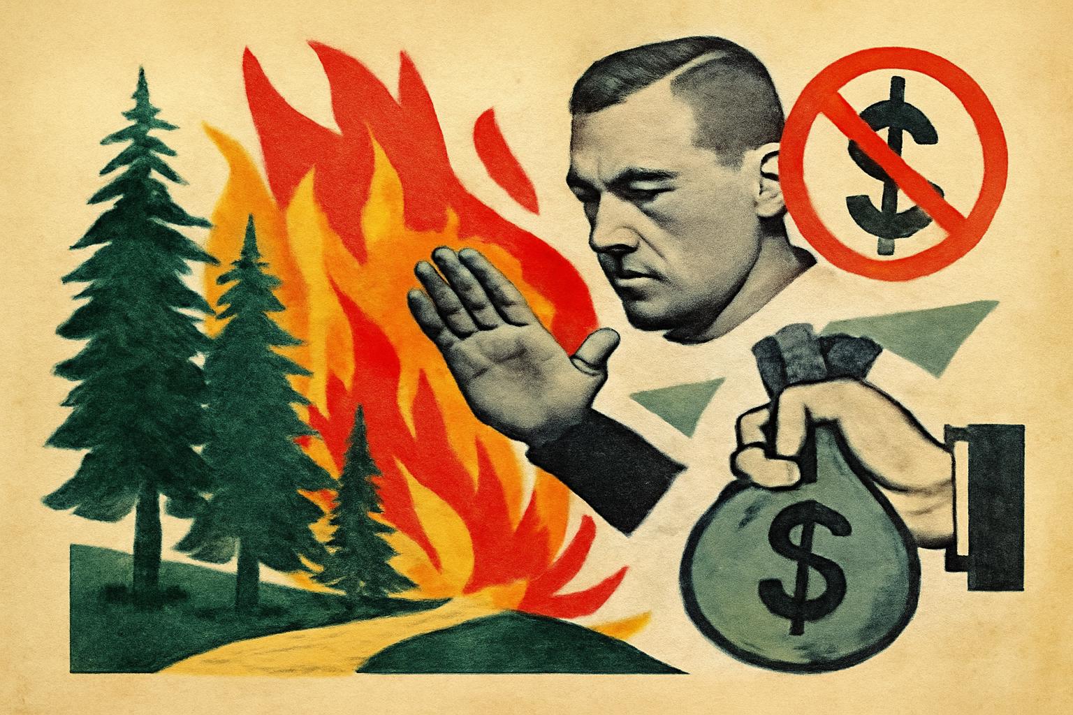 Wildfires Fueled by State Overreach, Not Nature—Free Market Solutions Sidelined by Regulation 🌲🔥🚫💸