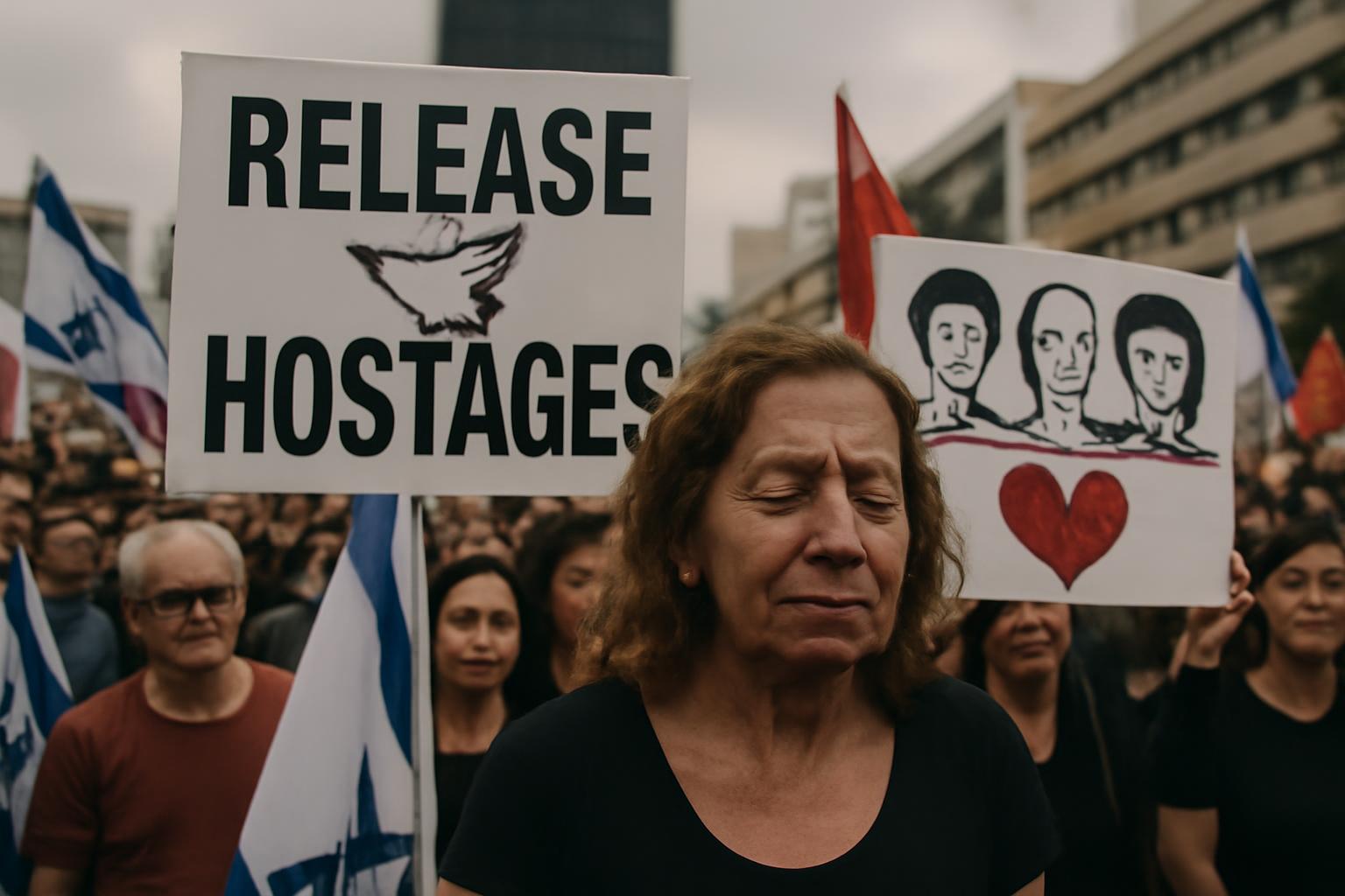 Tel Aviv Protests Demand Hostage Release as Families' Agony Exploited Amid Geopolitical Stalemate 😢🕊️💔