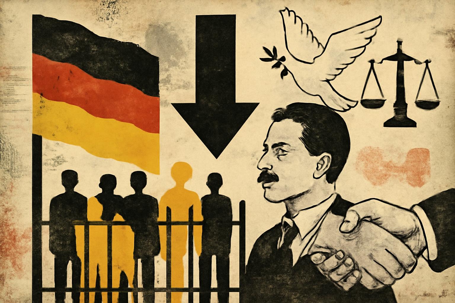 Germany’s August asylum apps fall ~60% YoY; libertarians urge ending border coercion and relying on voluntary aid 🕊️⚖️🤝