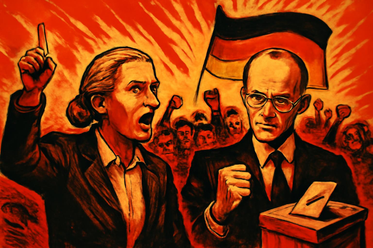 AfD leader Weidel exaggerates migrant welfare claims; Merz faces scrutiny amid coalition tensions and public protests, as class struggle and political divisions sharpen in Germany 🇩🇪⚡️🗳️