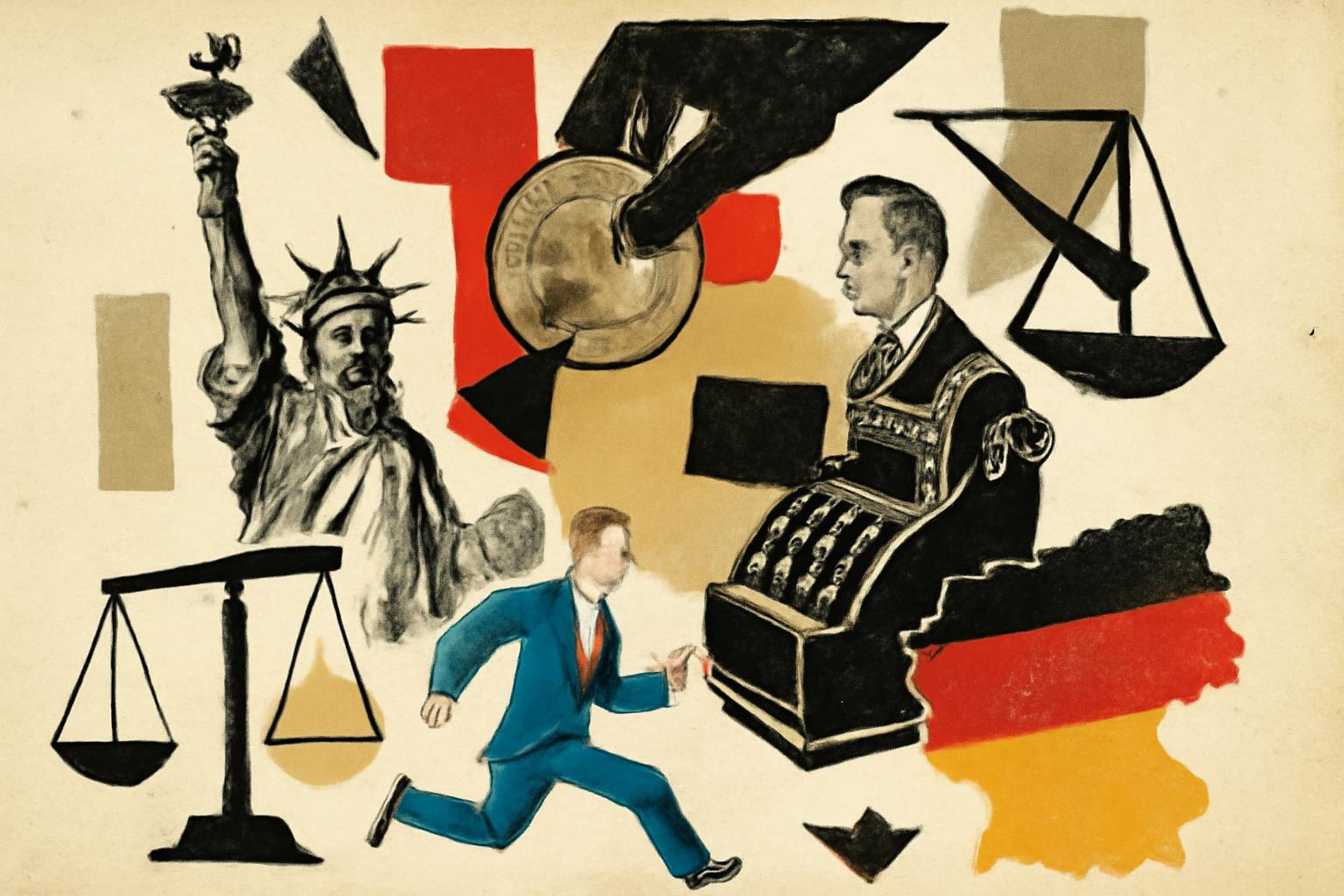 End Coercive Taxation, Unleash Markets: A Libertarian Critique of Germany’s Pragmatic Welfare State 🗽🇩🇪⚖️
