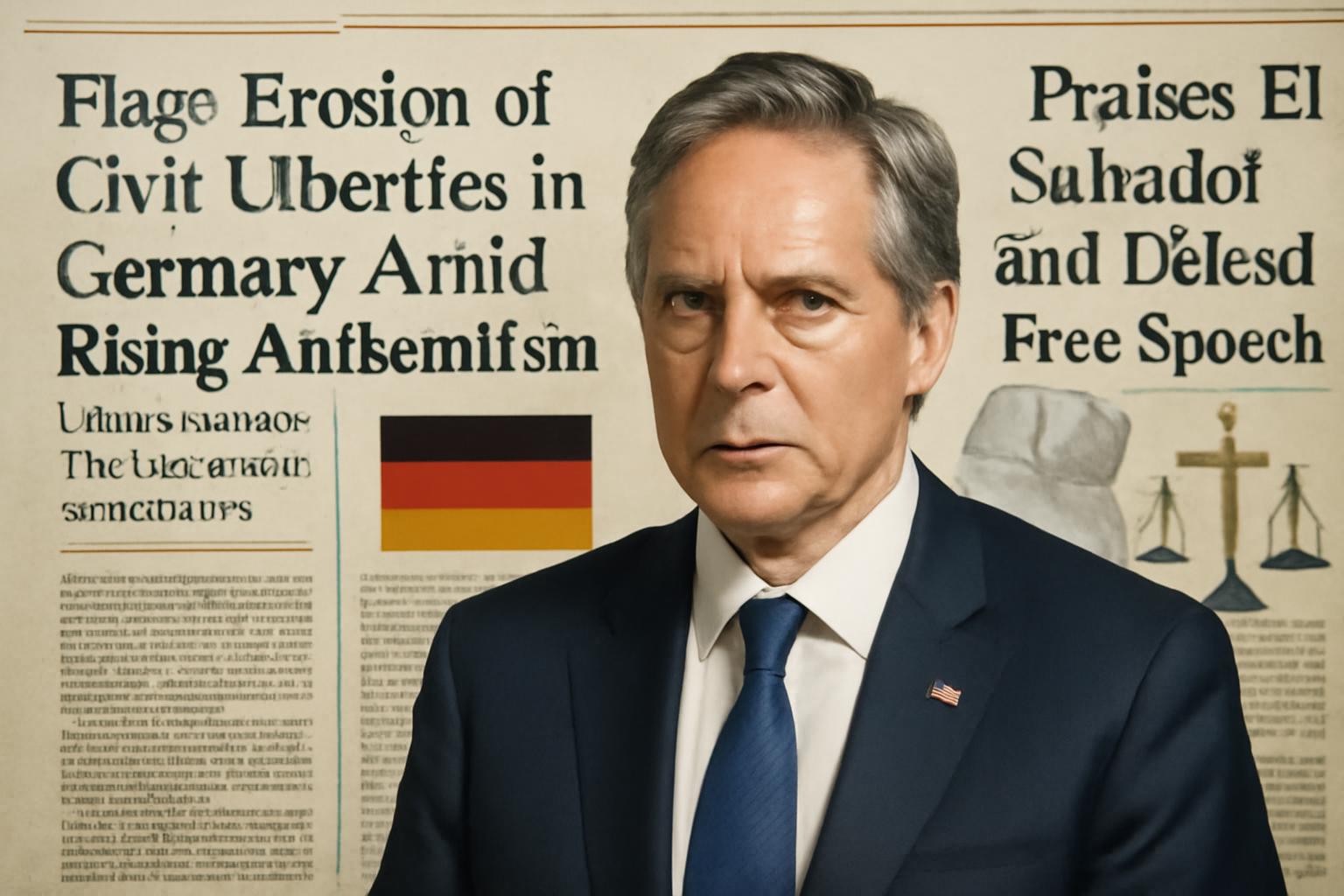 US assessment flags erosion of civil liberties in Germany amid rising antisemitism; cautions against tying prejudice to immigration; praises El Salvador and defends free speech 🗽🇩🇪⚖️