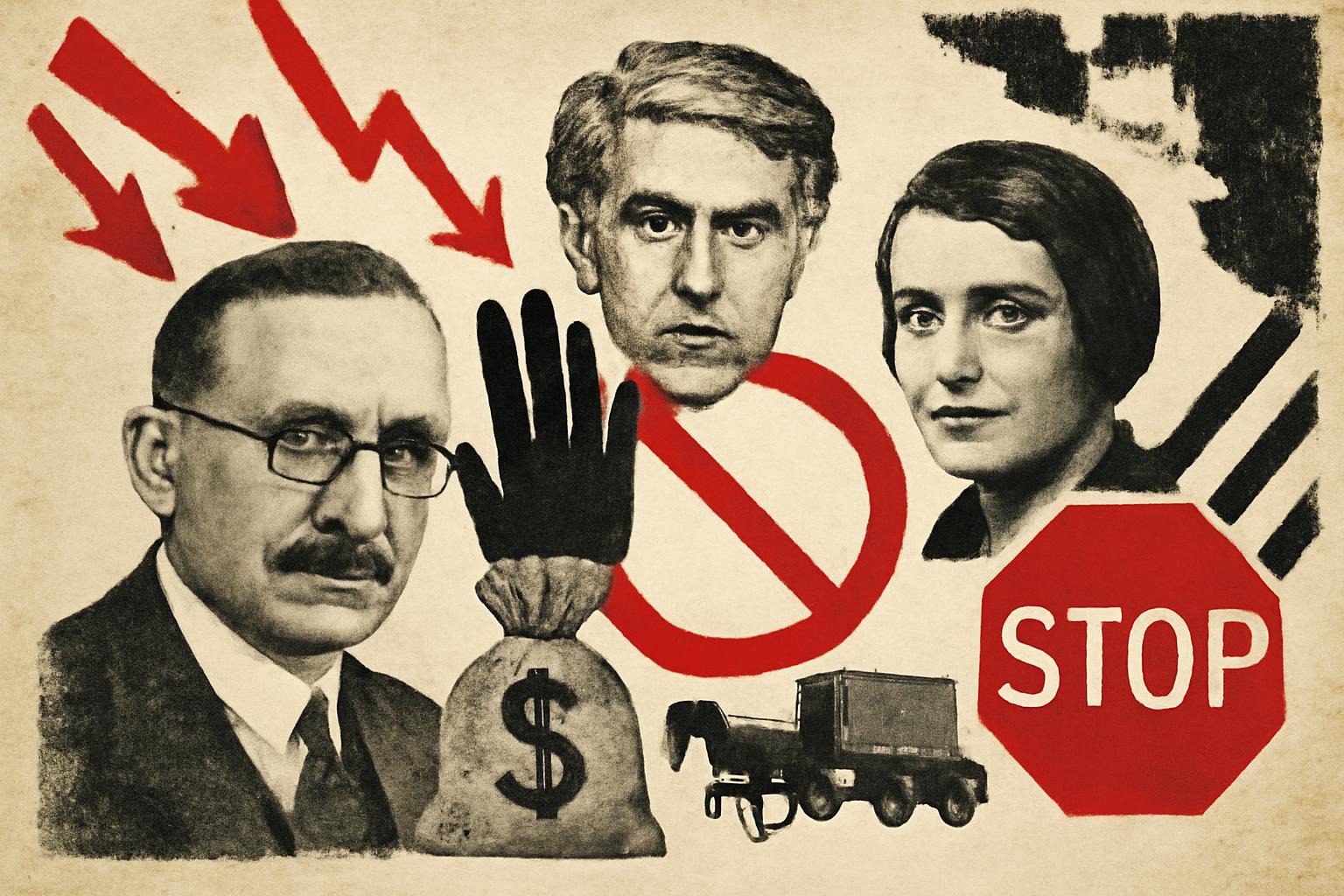 Tariffs Slammed as State Overreach—Hayek, Nozick, Rand Warn Against Crushing Free Trade 🚫💰🛑