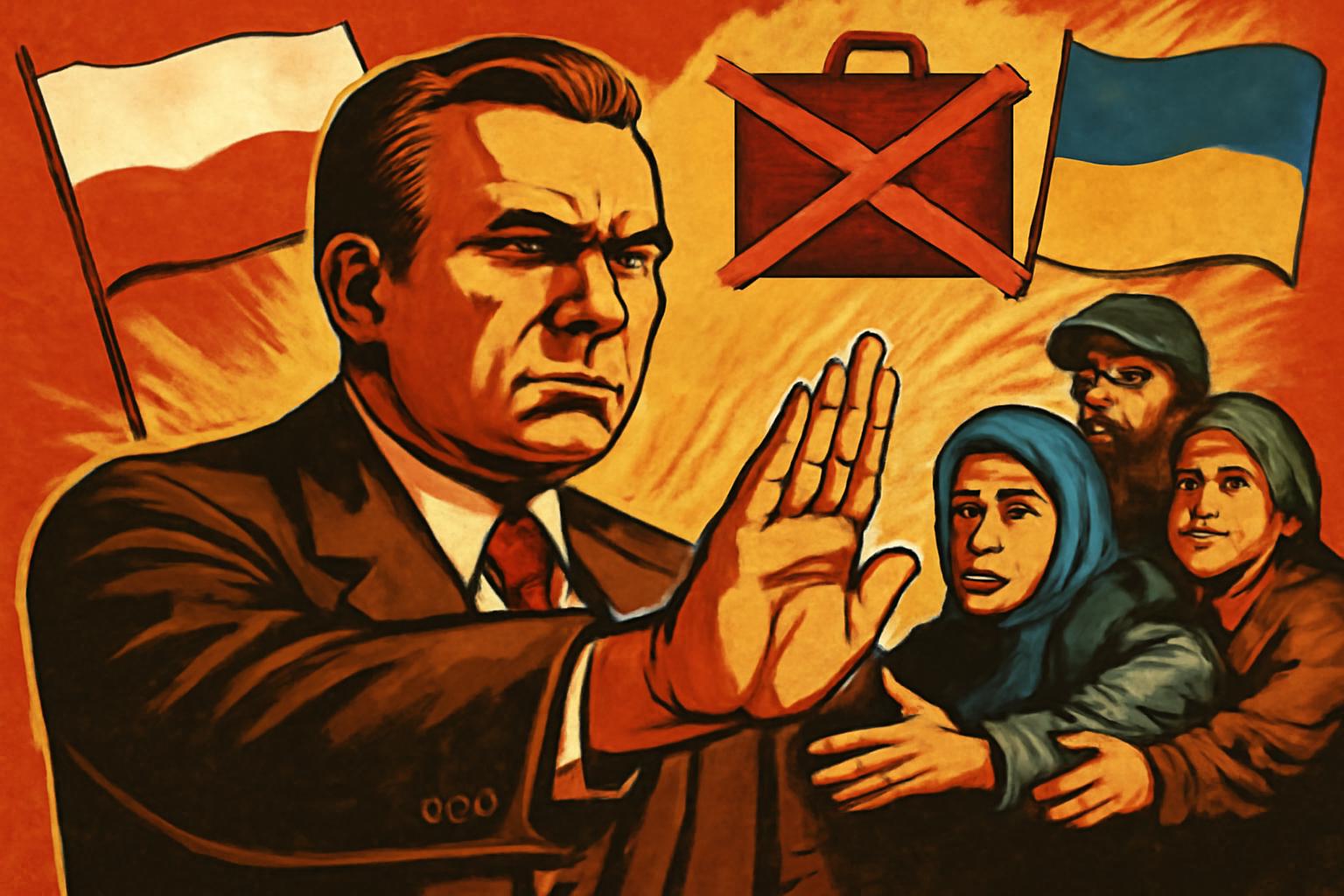 Poland’s Nawrocki vetoes extending aid for unemployed Ukrainian refugees, blocks ~700,000 work-permit renewals, and vetoes six-month Ukraine aid 🇵🇱🚫💼🇺🇦