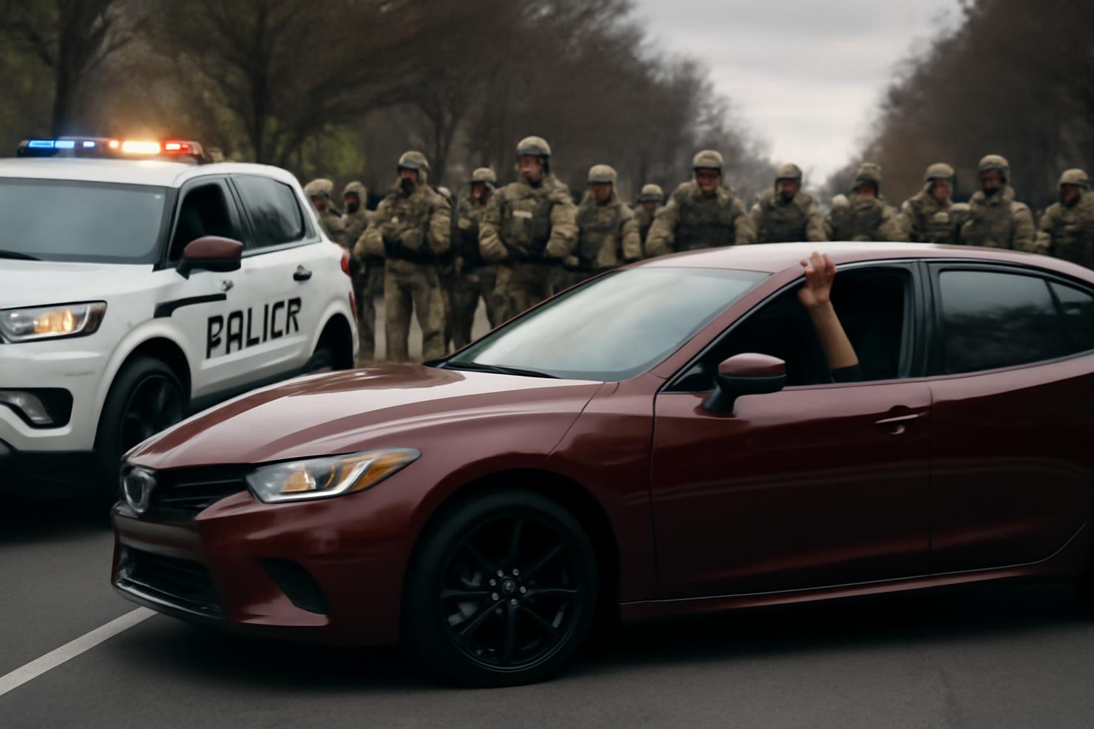DC deploys National Guard; safety drive clashes with fears of militarized streets and lost driving freedom 🚔🛣️✊