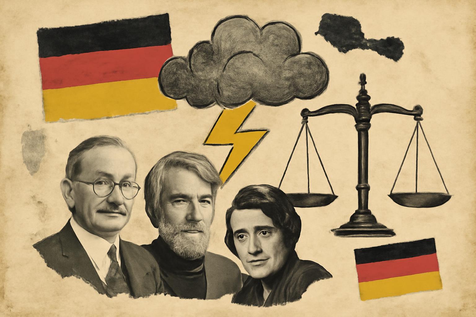 Germany’s rare thunderstorm lull undermines central climate policy, bolstering libertarian case (Hayek, Nozick, Rand) ⚖️⚡🇩🇪