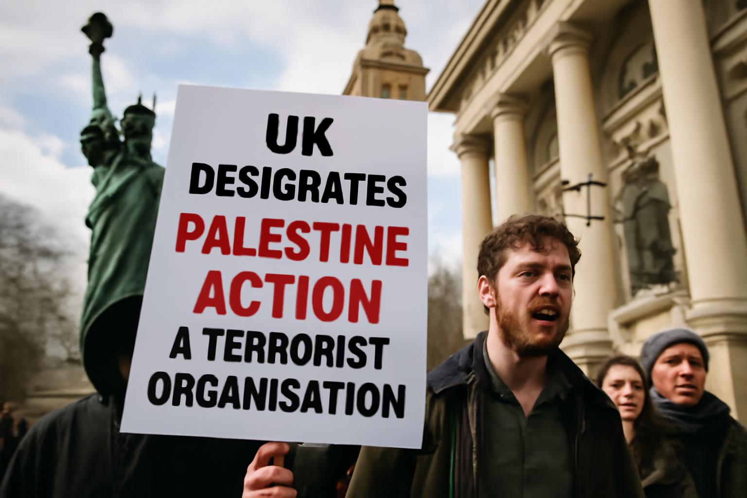 UK designates Palestine Action a terrorist organisation, sparking debate over free speech and civil liberties 🗽⚖️🗣️