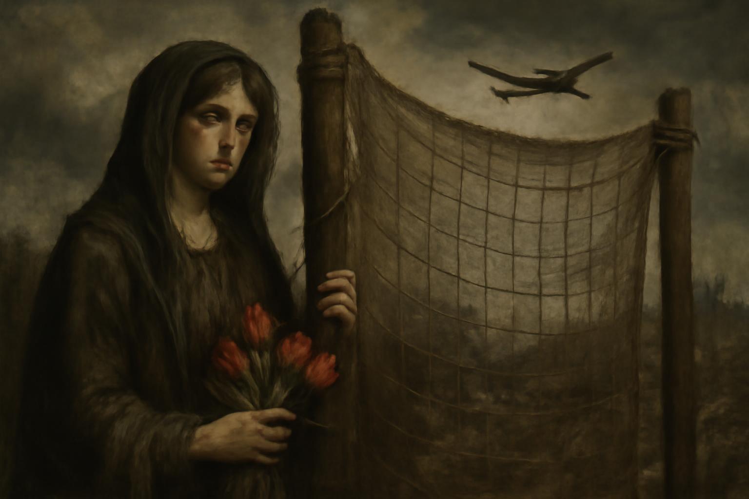 Dutch Tulip Nets Repurposed as Drone Shields in Ukraine—A Poignant Symbol of Western Decline and Makeshift Hope 🌷🛡️✈️