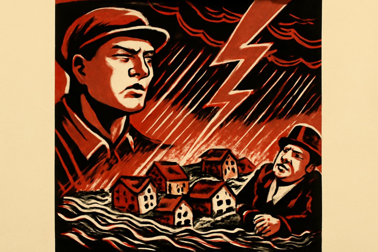 Record Rainstorms Slam Southern Germany, Exposing Inequality and Capitalist Fragility ⚡🌧️🏘️