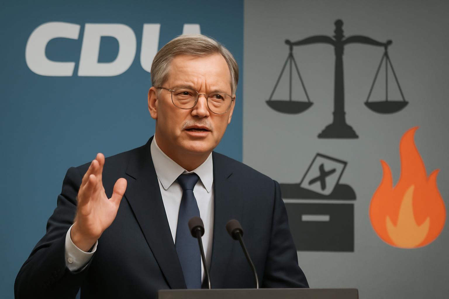 CDU’s Schulze Pledges Political Stability; Critics Warn Against Stifling Reform and Liberty ⚖️🗳️🔥