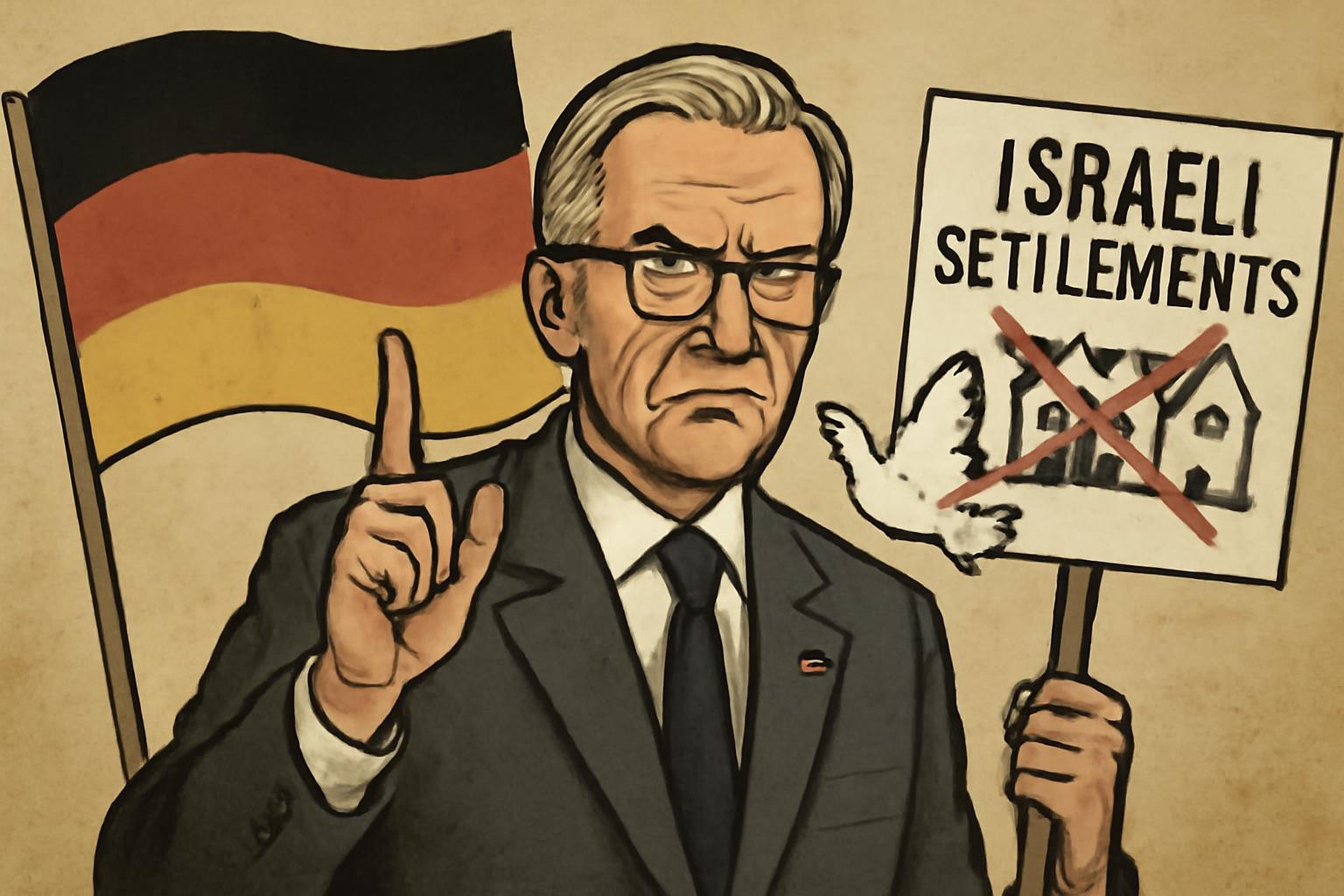 German Diplomacy Criticizes Israeli Settlements—More Finger-Wagging Than Change 🇩🇪🕊️🪧