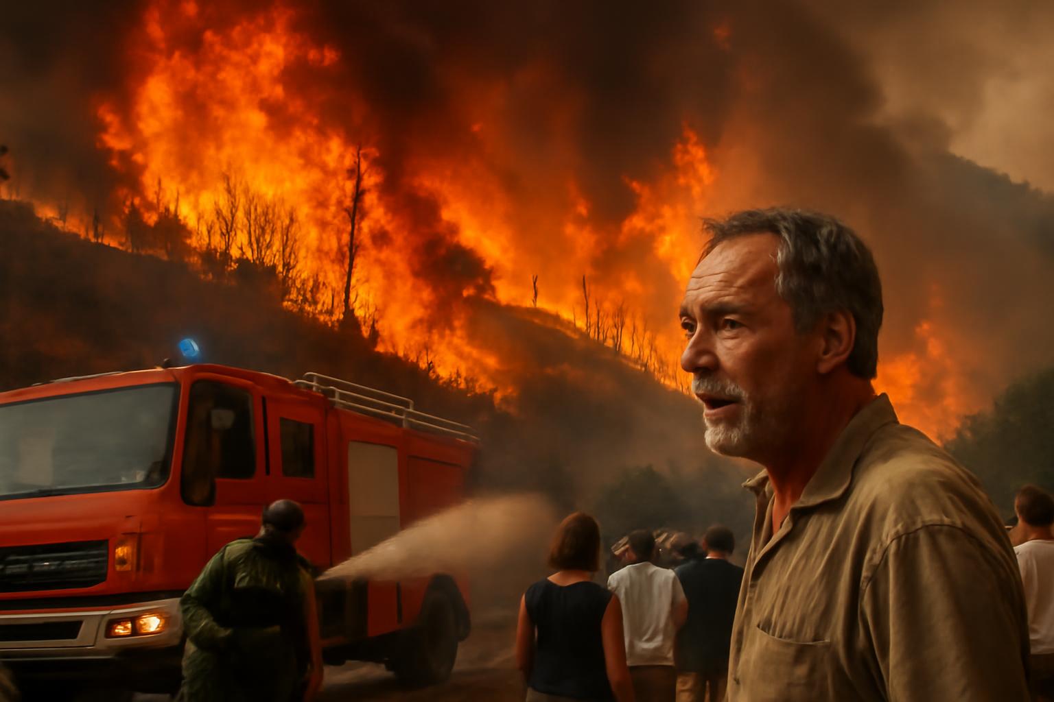 Heatwave-Fueled Wildfires Sweep Southern Europe as EU Mobilizes Firefighting Aid; Thousands Evacuated, Casualties Reported 🔥🚒🌡️🆘