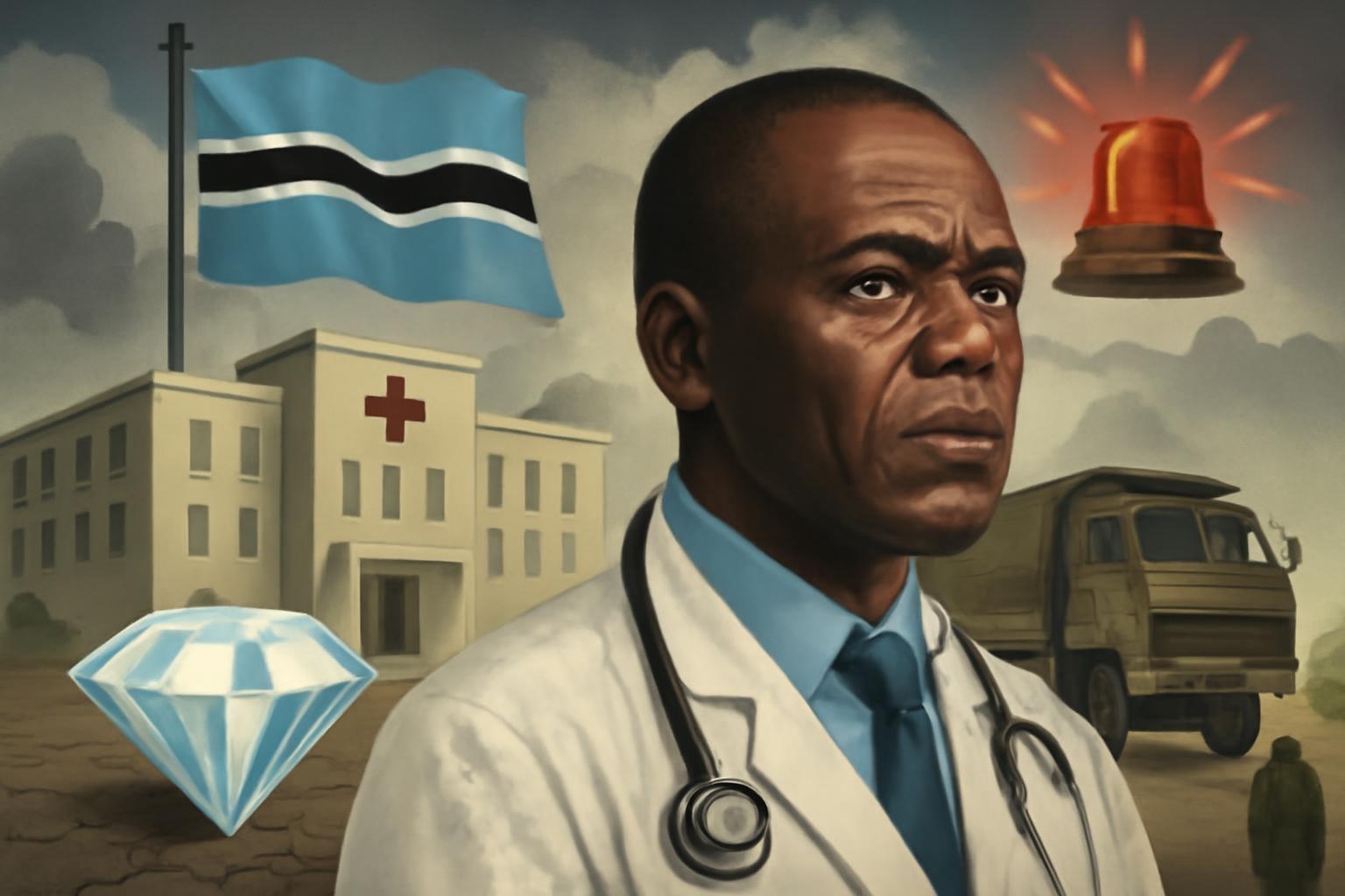 Botswana’s health system in crisis as aid cuts and a diamond-driven economy squeeze care; emergency powers and army logistics expose urgent reform 🇧🇼🏥💎🚨