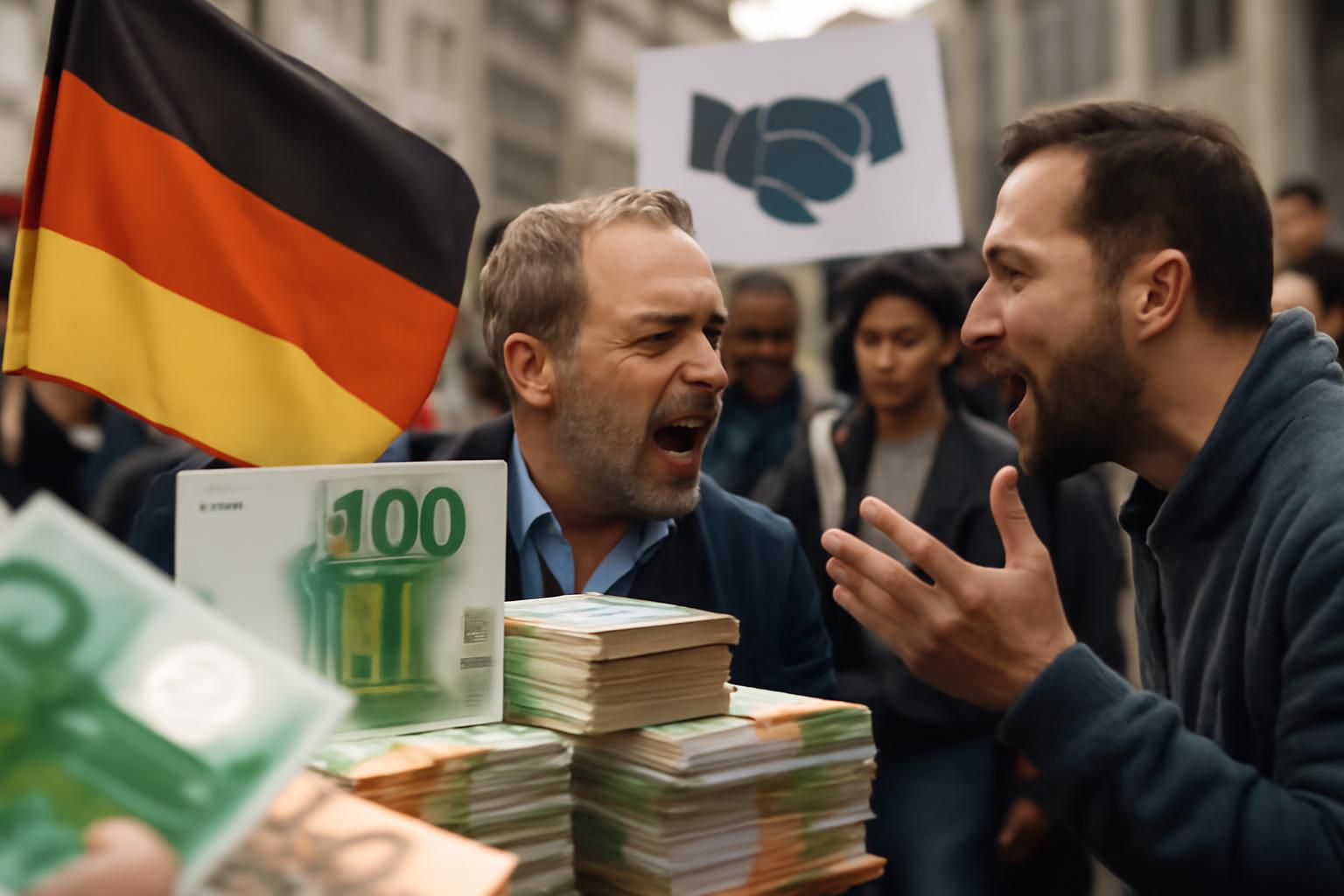 Germany’s Bürgergeld spending hits €47B amid inflation, sparking populist backlash & debate on welfare, integration, and liberty 🇩🇪💶🤝🗣️