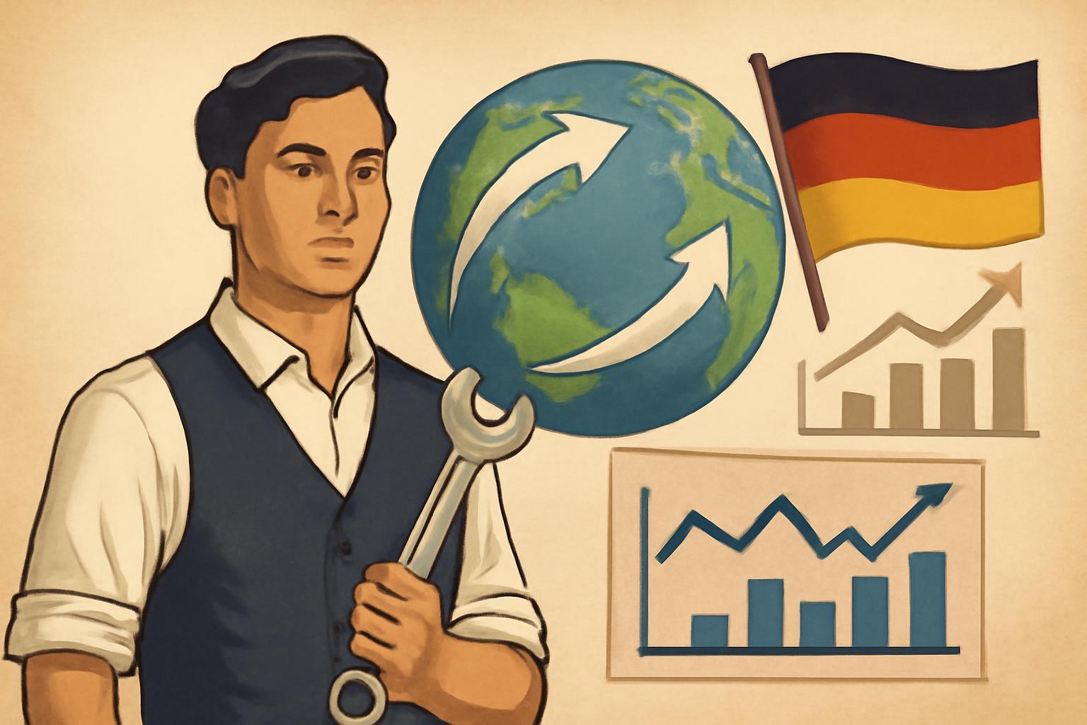 Germany’s dual-track training goes more global as foreign entrants surge, even as total contracts dip 🌍🇩🇪📈📉