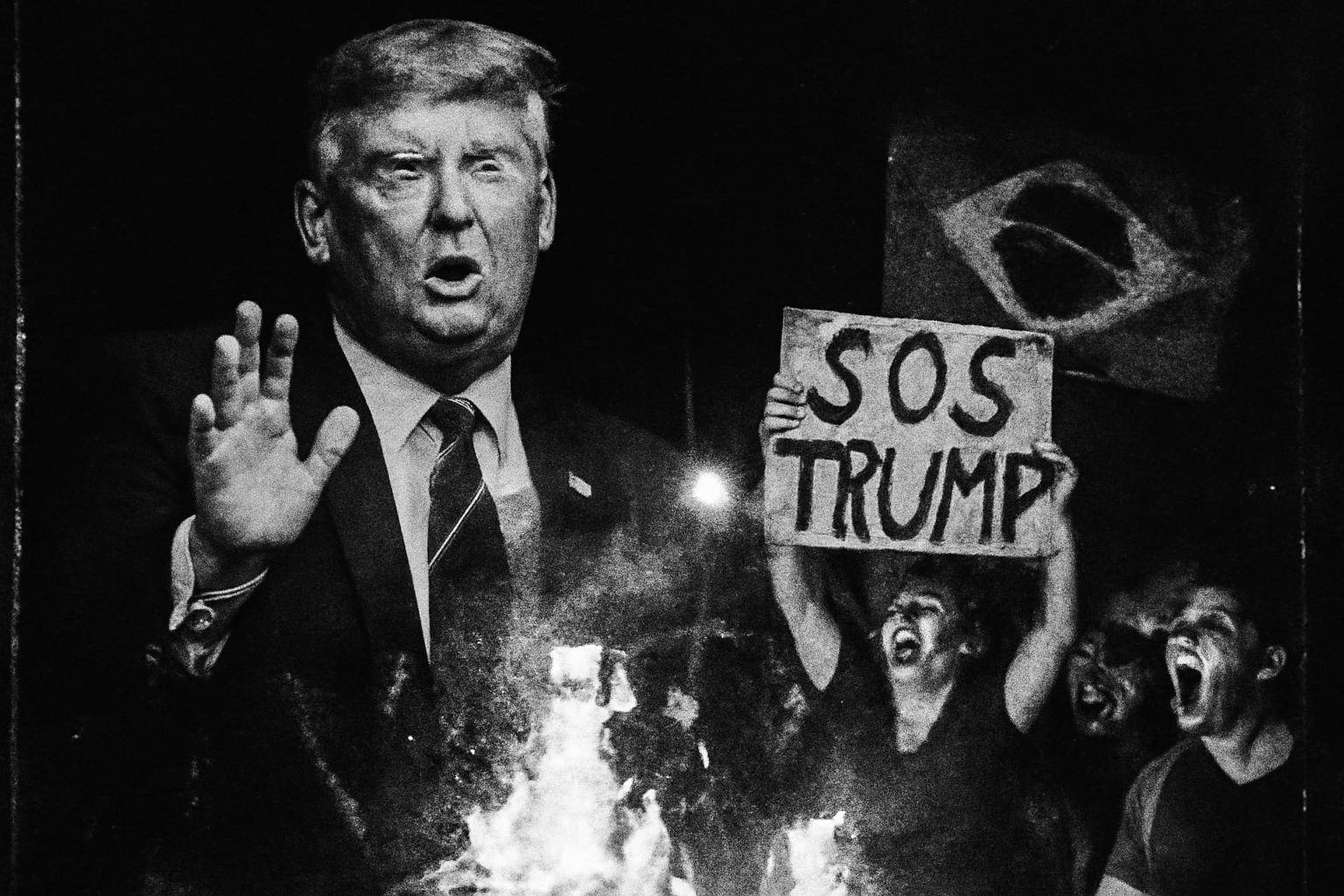 Trump Slaps Heavy Tariffs on Brazil, Sanctions Judge Amid Bolsonaro Turmoil—Sparks Protests, Outrage, and “SOS Trump” Fan Frenzy 🇺🇸🇧🇷🔥