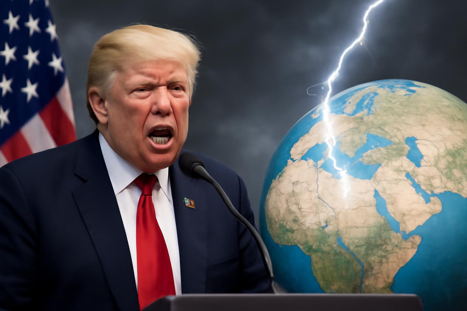 Trump Threatens Massive Tariffs Over Ukraine; Ukraine Excluded from Talks, Markets Rattled 🇺🇸⚡️🌍
