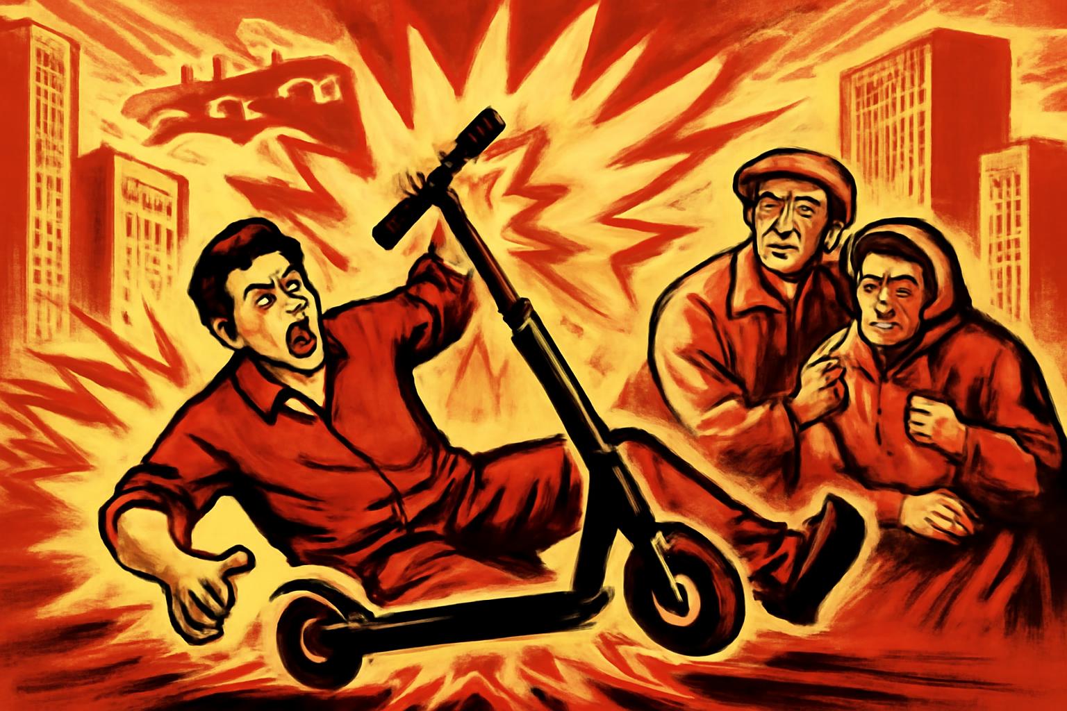 E-scooter Accidents Surge 27% in Germany, Exposing Dangers of Profit-Driven Urban Transit 🚨🛴💥