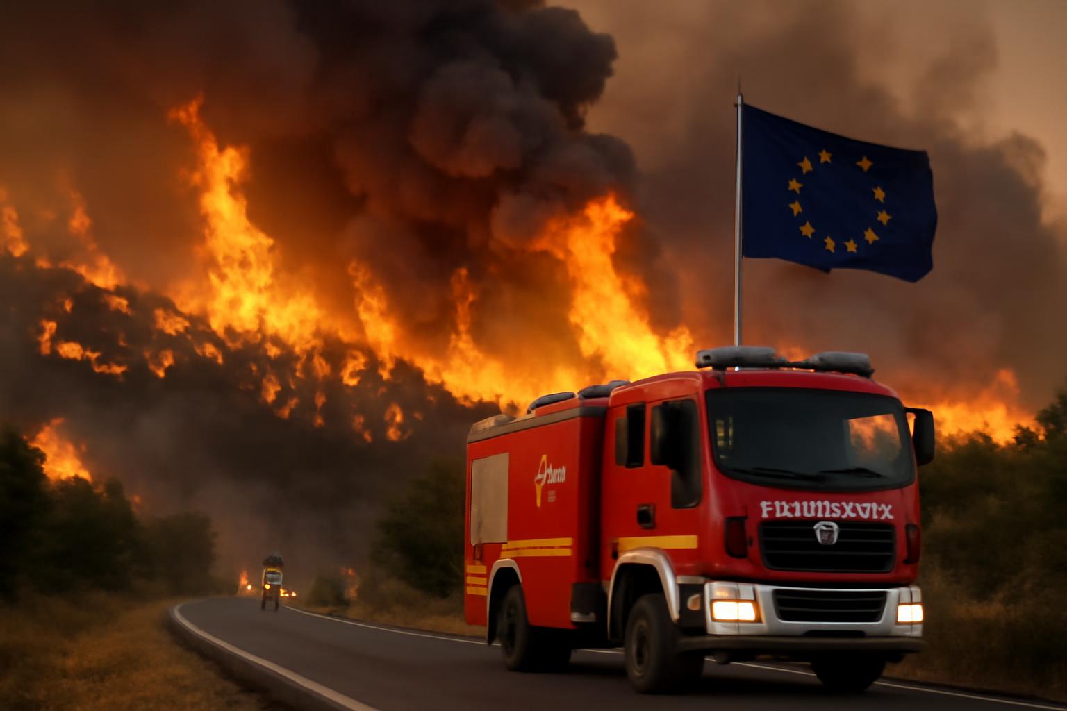 Spain fights its worst wildfire season on record, with 370,000 ha burned in 2025 as cross-border aid arrives and emergency troops are mobilized 🔥🚒🇪🇺