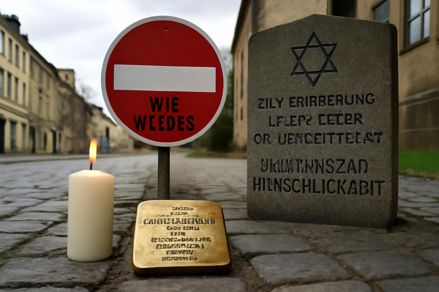 Coburg Faces Its Nazi Past: Memorials Honor Jewish Victims, Warn Against Forgetting History 🕯️🛑🕍
