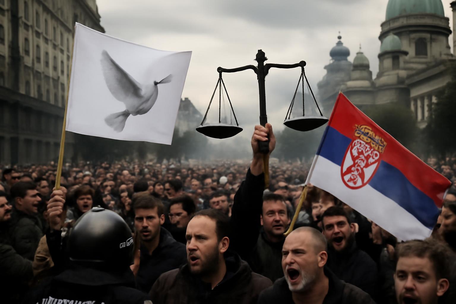 Serbia’s protests intensify as crackdown and brutality allegations threaten democracy 🕊️⚖️🇷🇸