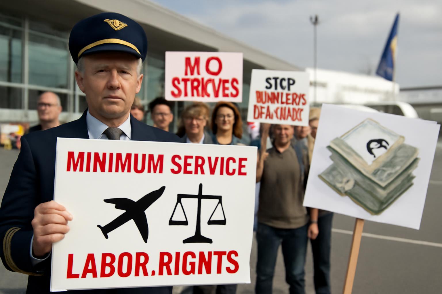 Spain’s aviation strikes test labor rights as state imposes minimum service; EU scrutinizes carry-on charges ✈️⚖️💶