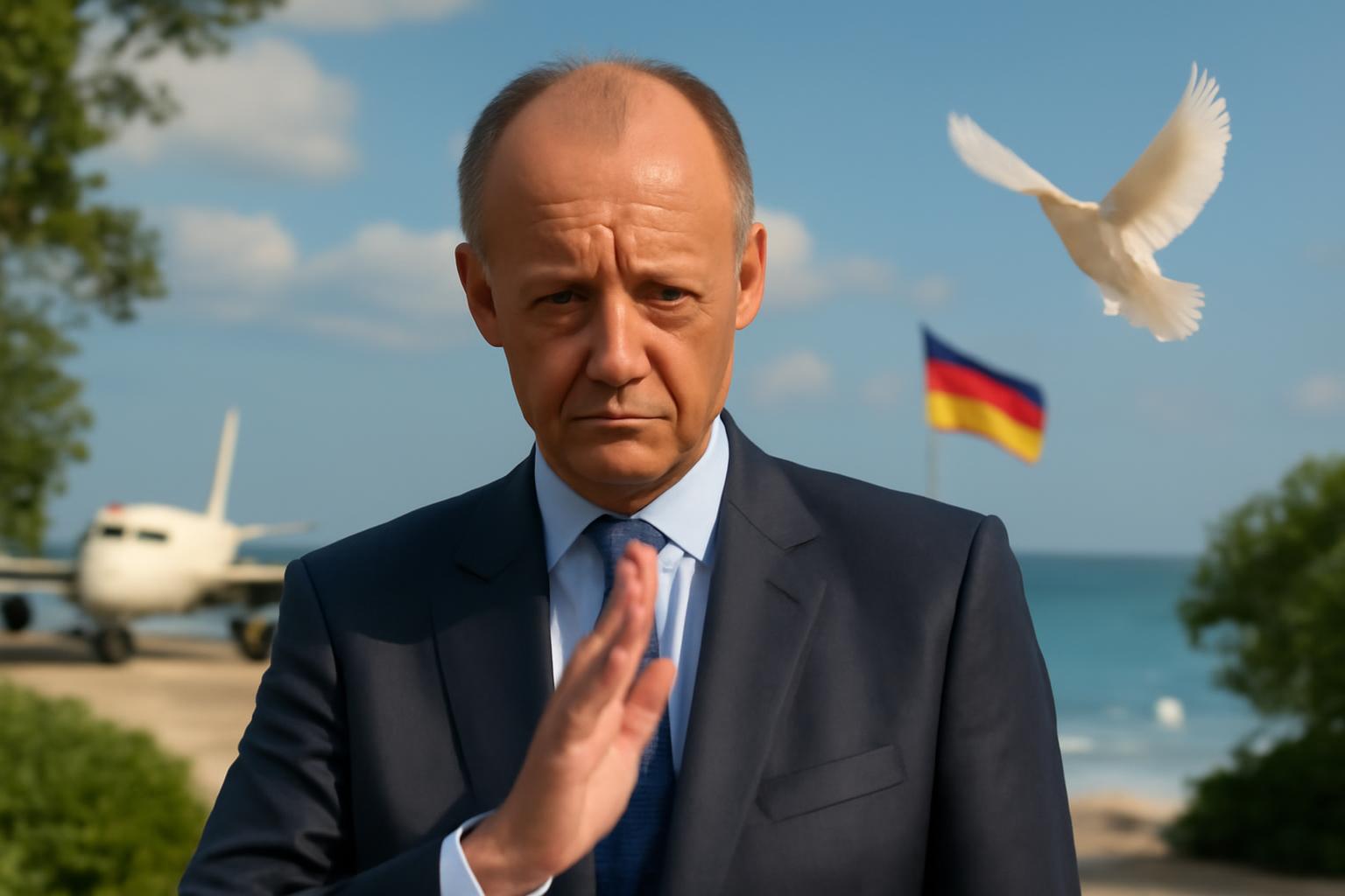 Merz Halts Vacation to Pause Arms Exports to Israel, Echoing Germany’s Tradition of Leadership Interruptions 🇩🇪⏸️🕊️