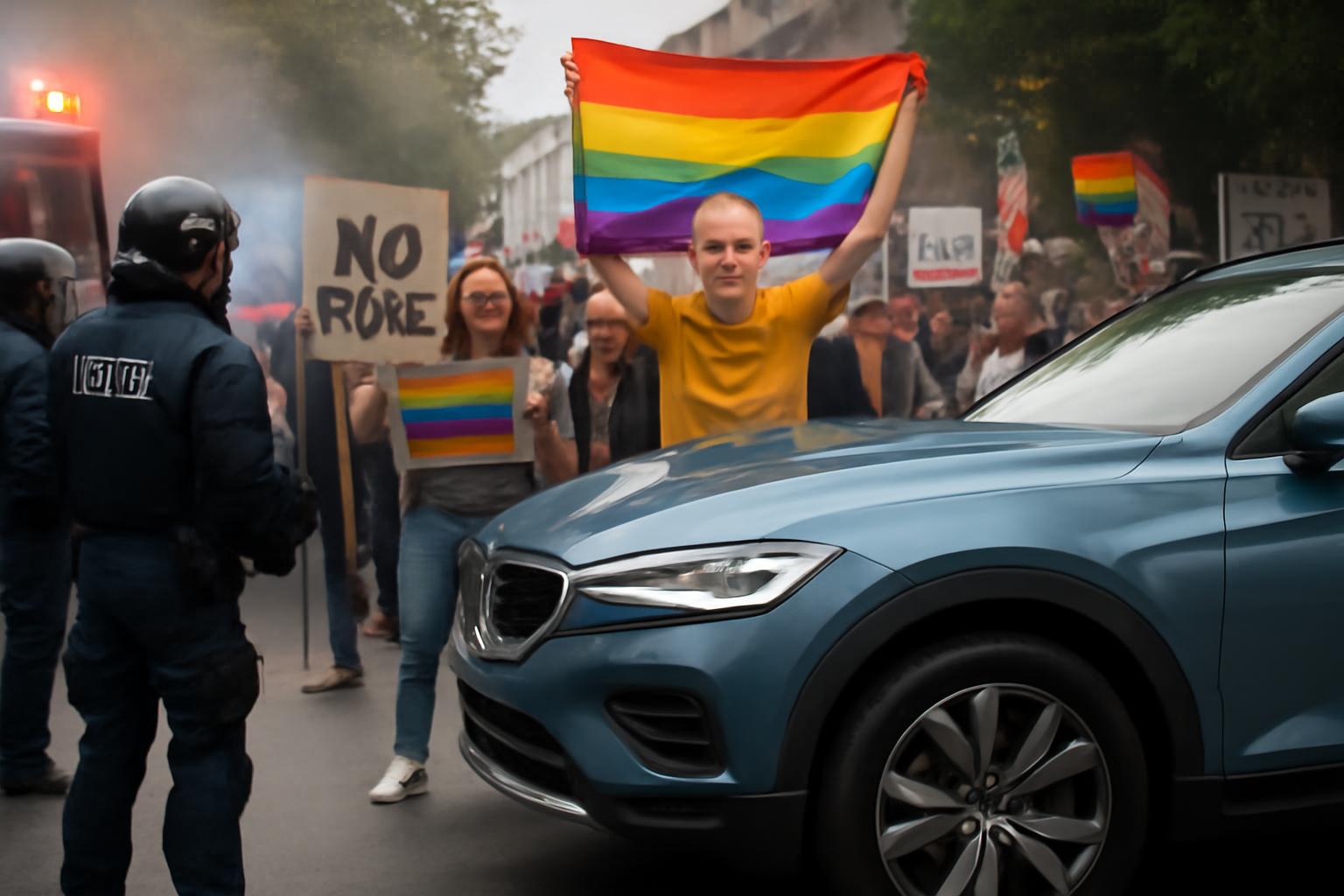 Berlin Queer Pride Rally Halted by Police After Violence, Antisemitism Claims—Crackdown Sparks Freedom Debate 🚨🏳️‍🌈🪧