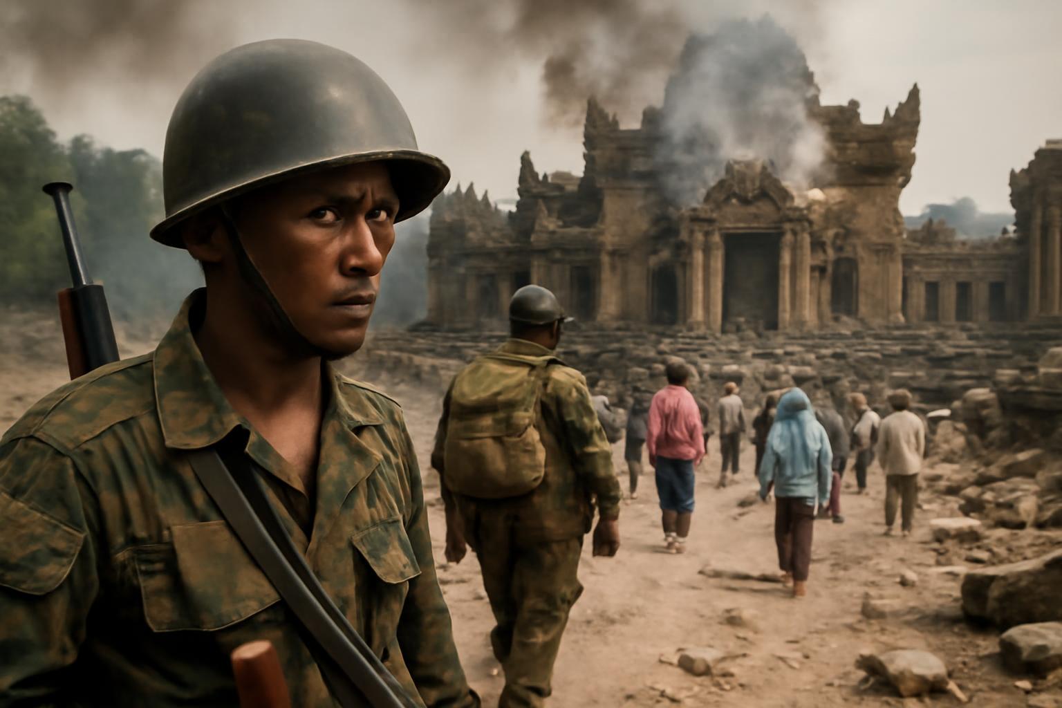 Thailand-Cambodia Border Skirmishes Kill 33, Displace Thousands; Historic Temples Damaged Amid Diplomatic Farce 🤦‍♂️🪖🌏
