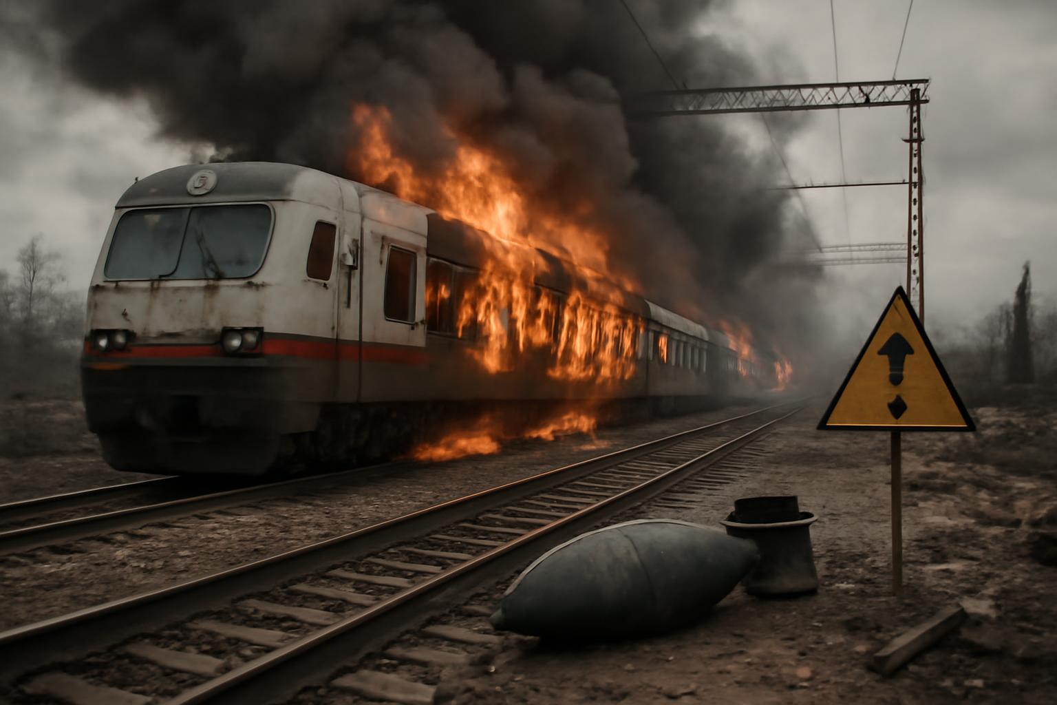 Railway Attacks Signal Rising Desperation and the Tragic Cost of State-Controlled War 🚄💣⚠️