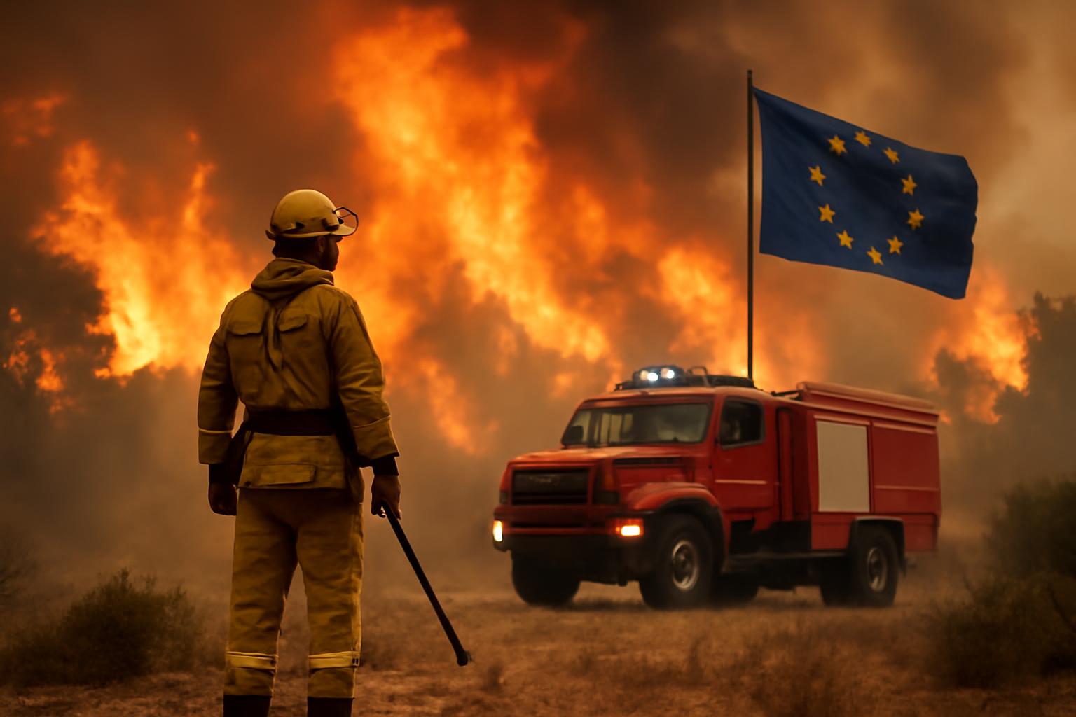 Spain battles vast wildfires as 40°C heat endures; government pledges unity, adds troops, and seeks EU aid 🔥🇪🇺🚒
