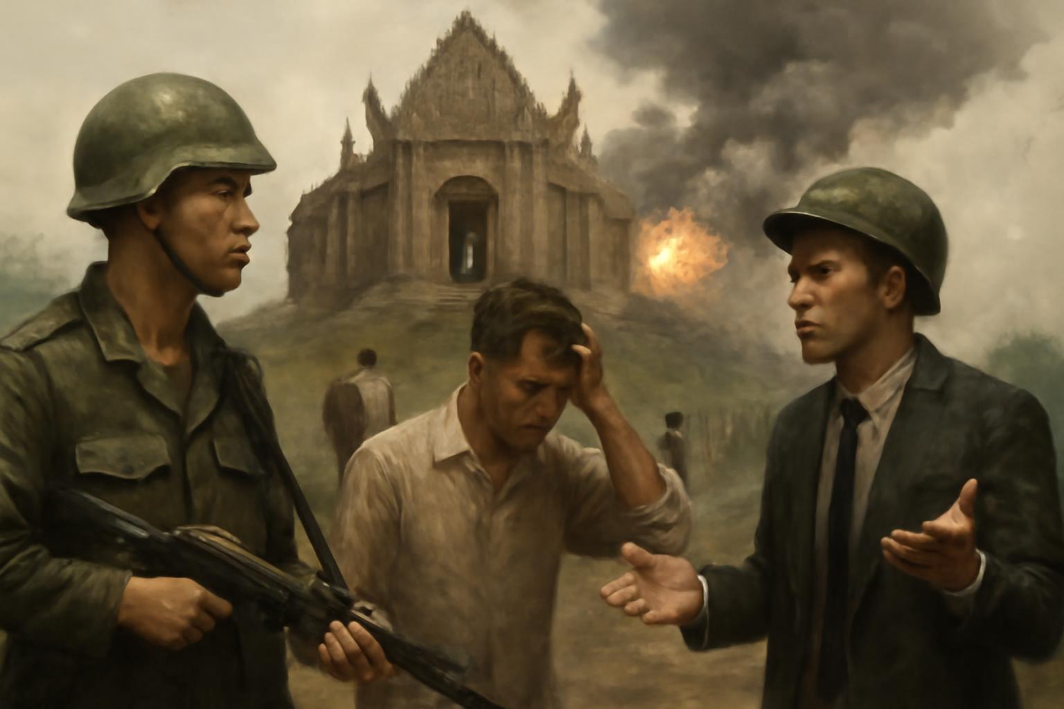 Thailand and Cambodia Clash Again Over Preah Vihear Temple, Leaving Civilians Displaced and Diplomats Powerless 🏰💣🚶‍♂️🤷‍♂️
