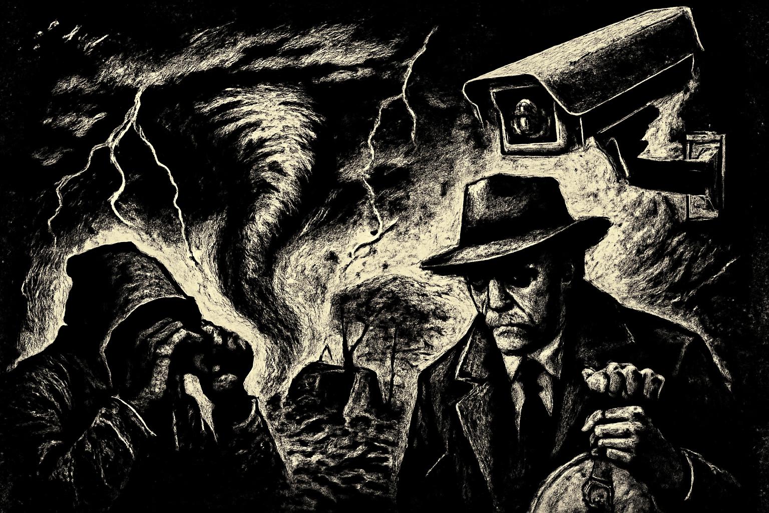 Weather as Weapon: Storms Used to Justify Surveillance and Profiteering in Disaster Politics 🌀🕵️‍♂️💰