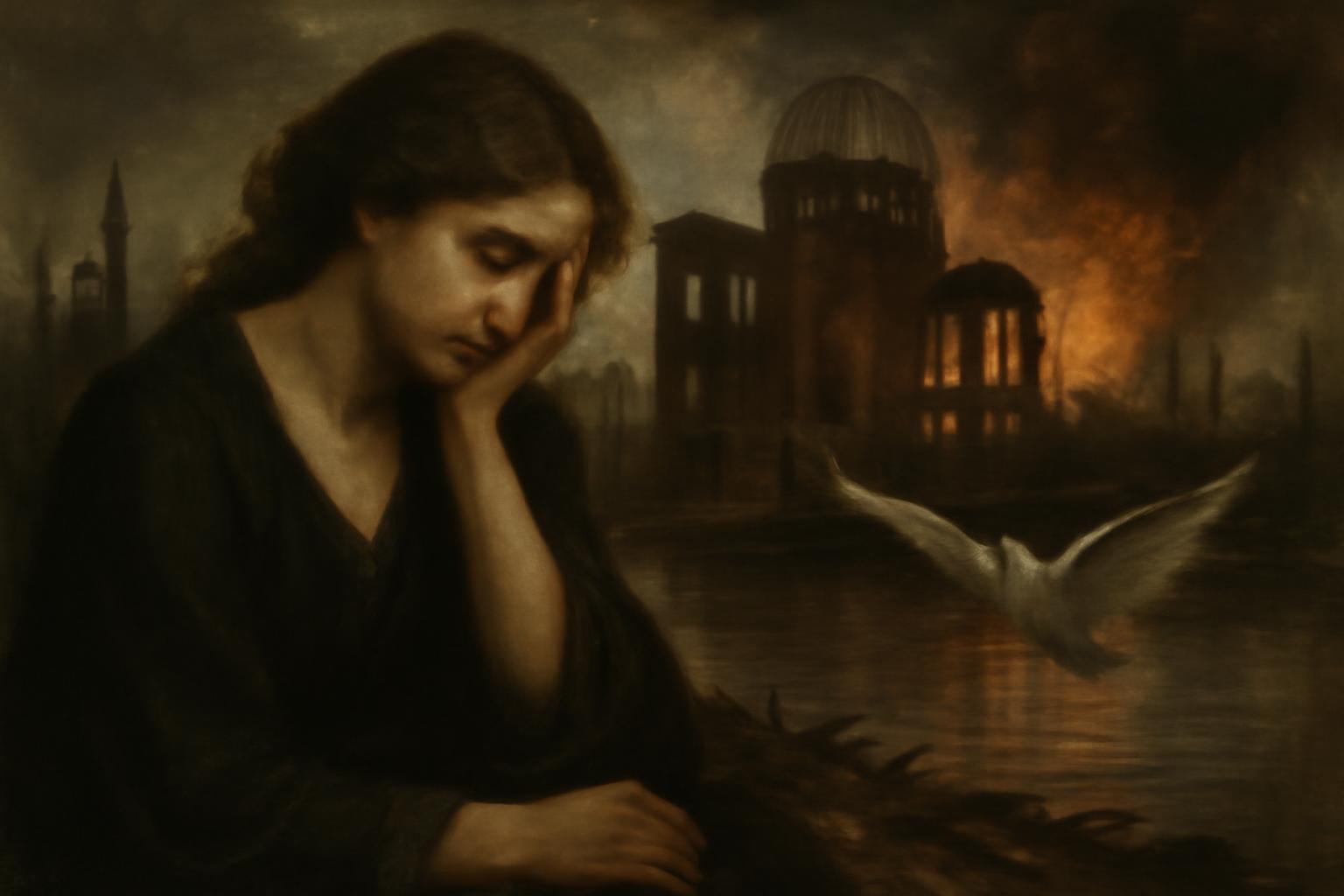 Hiroshima’s Sorrow Echoes: Remembering Tragedy in an Age of Nuclear Amnesia 💔🔥🕊️