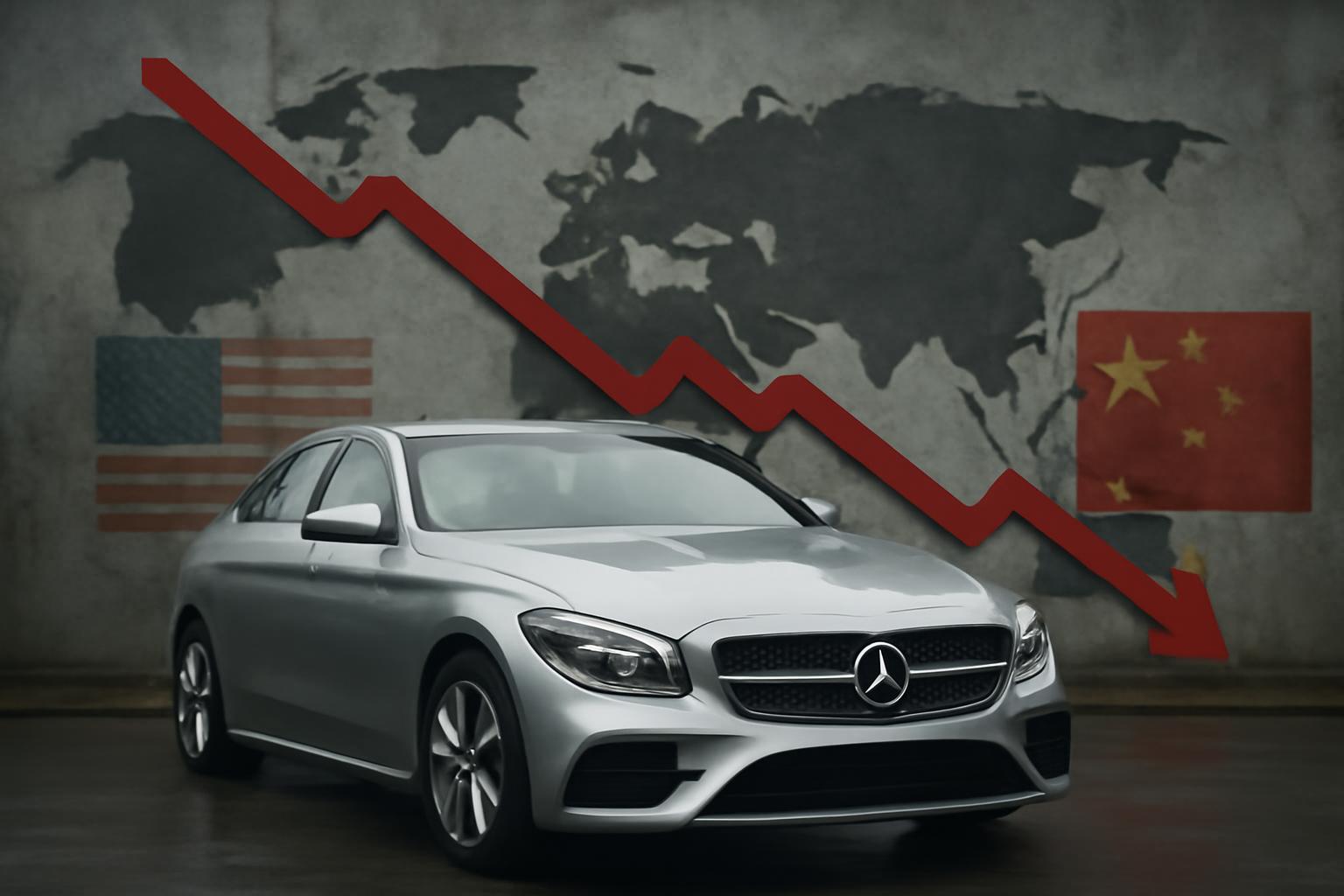 Mercedes-Benz Profits Plunge 55.8% Amid US Tariffs and China Slump, Exposing Cost of Trade Barriers 🚗📉🌍